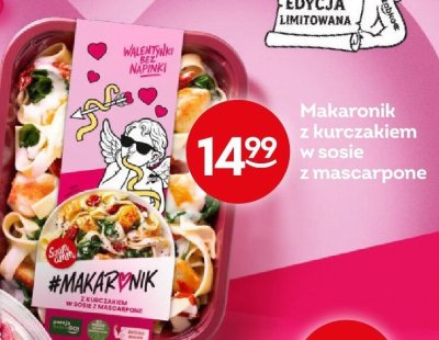Makaronik z kurczakiem w sosie z mascarpone promocja w Żabka