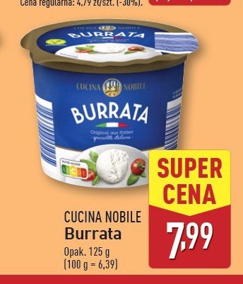 Ser burrata Cucina nobile promocja