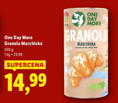 Granola Marcińska  promocja w Lidl