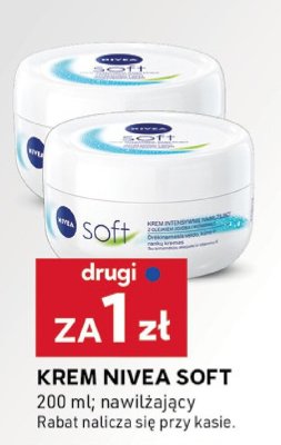 Krem Nivea Soft nawilżający promocja w Stokrotka