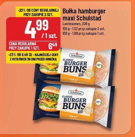 Bułki skoga hamburger Schulstad promocja