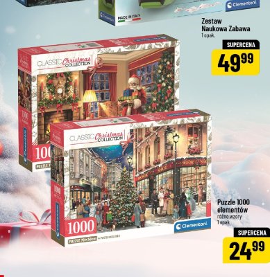 Puzzle 1000 elementów różne wzory Clementoni promocja w POLOmarket