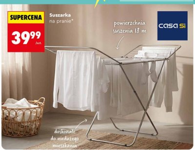Suszarka na pranie Casa Si promocja w Biedronka