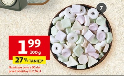 Pastylki owocowe luzem promocja w Auchan