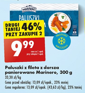 Paluszki z fileta z dorsza panierowane Marinero promocja