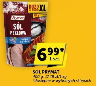 Sól peklowa drobnoziarnista Prymat promocja w ABC