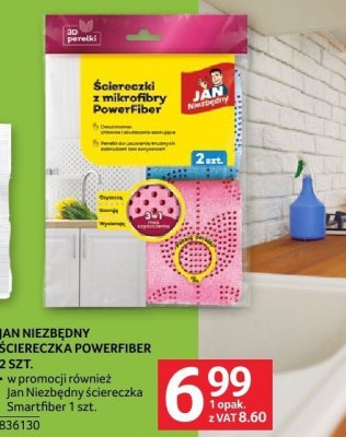 Ściereczka Powerfiber Jan Niezbędny 2szt promocja w Selgros