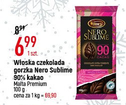 Czekolada nero sublime Witor's promocja