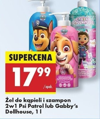 Żel pod prysznic i szampon 2w1 dla dzieci psi patrol chase promocja