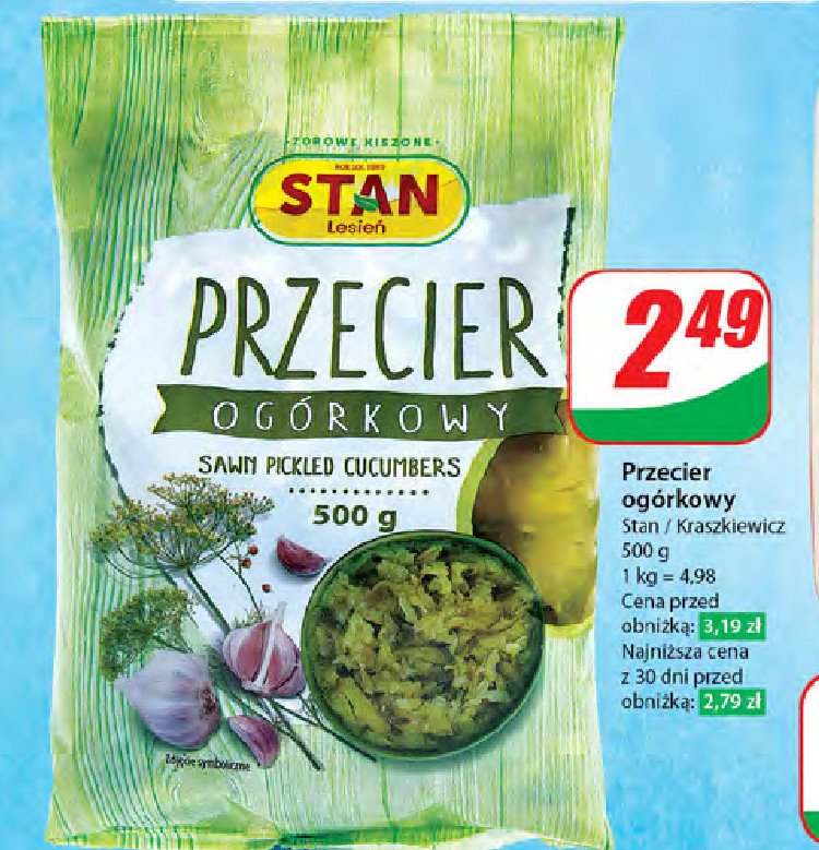 Przecier ogórkowy Stan promocja