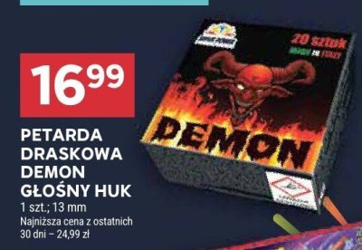 Petarda draskowa Demon Głośny Huk promocja w Stokrotka