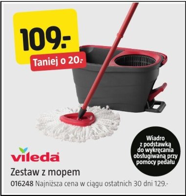 Zestaw z mopem Vileda promocja w Jula