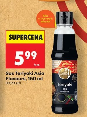 Sos Teriyaki Asia Flavours 150 ml promocja w Biedronka