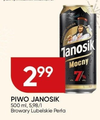 Piwo Janosik Mocny promocja w Chata Polska