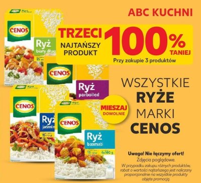 Ryż biały długi Cenos różne rodzaje promocja w Kaufland