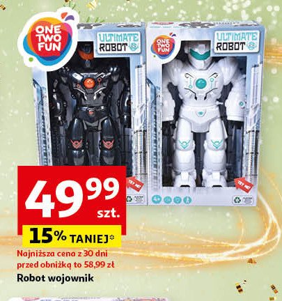 Robot wojownik One two fun promocja w Auchan