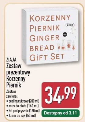 Zestaw prezentowy Korzenny Piernik promocja w Aldi