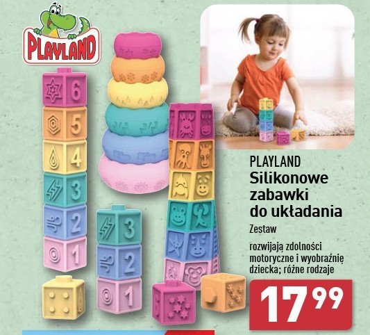 Klocki silikonowe Playland promocja