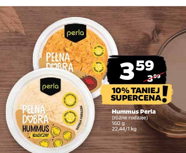 Hummus paprykowy Perla promocja