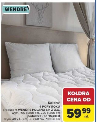 Kołdra promocja w Carrefour