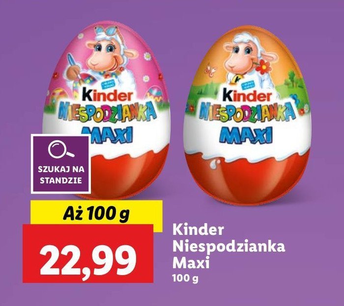 Jajko Kinder niespodzianka Maxi promocja