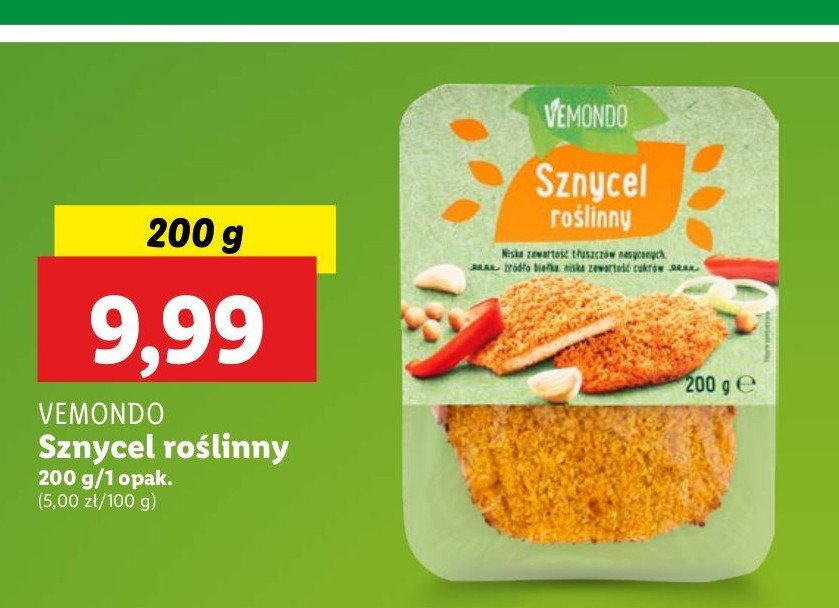 Sznycel roślinny Vemondo promocja