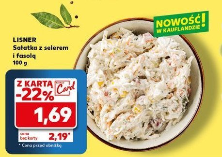 Sa艂atka z selerem i fasol膮 Lisner promocja