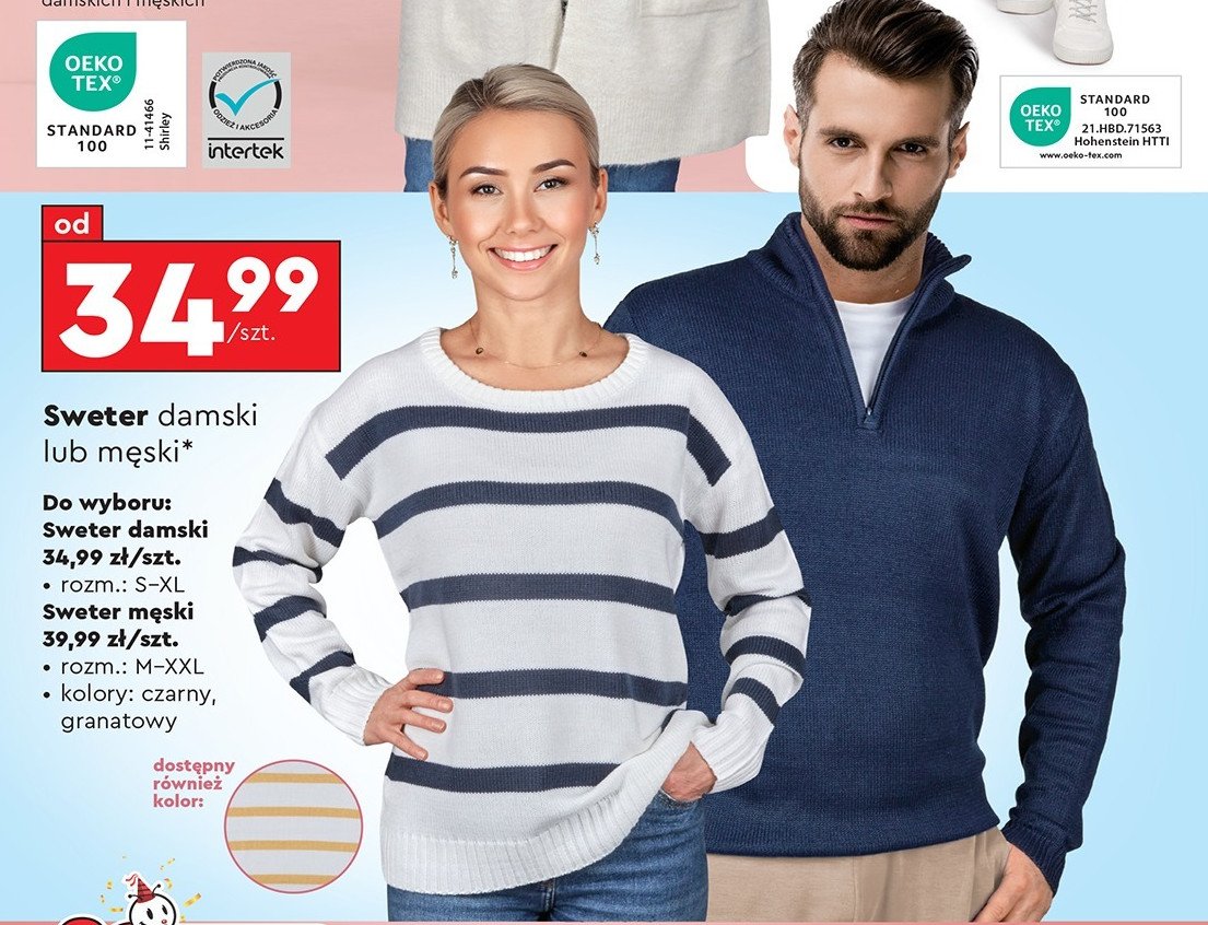 Sweter damski rozm. s-xl Cleve promocja