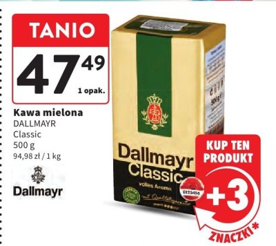 Kawa mielona Dallmayr Classic promocja w Intermarche