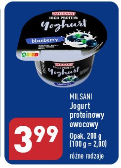 Jogurt proteinowy bor贸wka Milsani promocja
