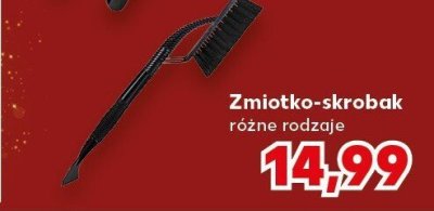 Zmiotko-skrobak różne rodzaje promocja w Kaufland