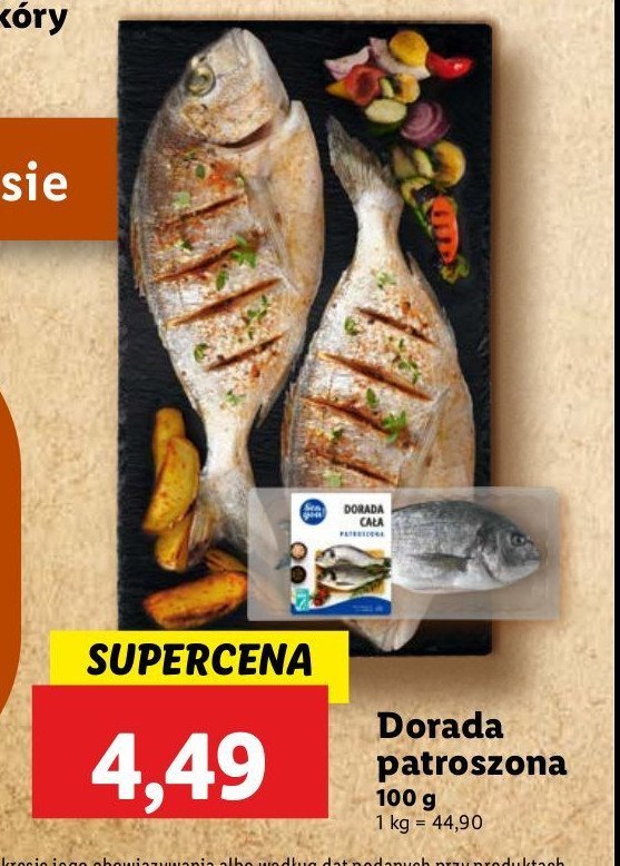 Dorada patroszona Sea you! promocja