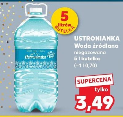 Woda źródlana niegazowana promocja w Kaufland