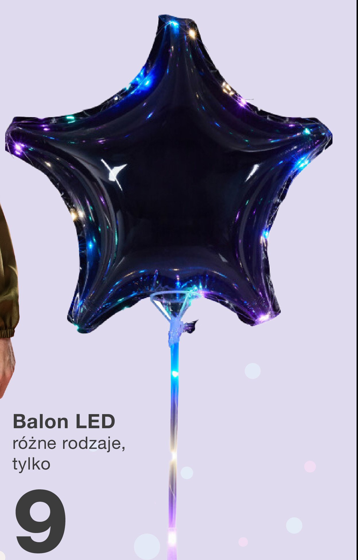 Balon led gwiazda promocja w KiK