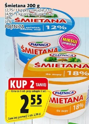 Śmietana 200 g promocja w Prim Market