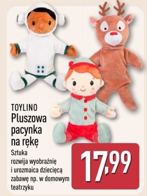Pluszowa pacynka na rękę TOYLINO promocja w Aldi