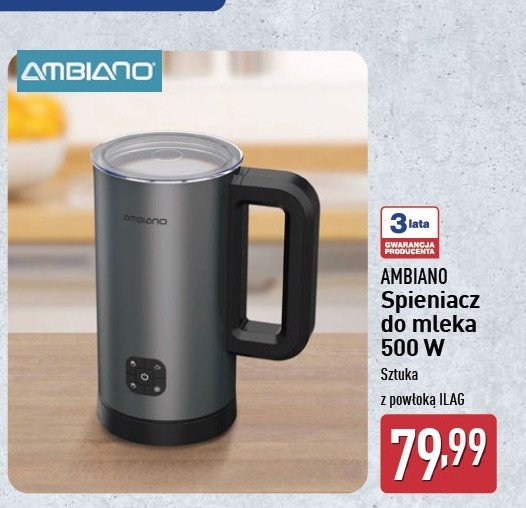 Spieniacz do mleka promocja w Aldi