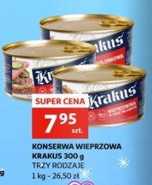 Konserwy mięsne gulasz angielski Krakus animex promocja