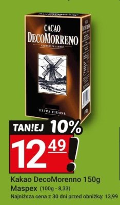 Kakao DecoMorenno 150g - Maspex promocja w Hitpol