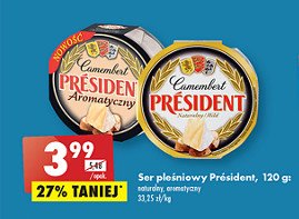 Ser camembert aromatyczny President promocje