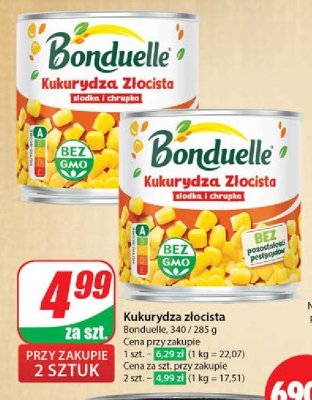 Kukurydza złocista Bonduelle promocja