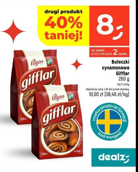 Ciastka gifflar promocja w Dealz