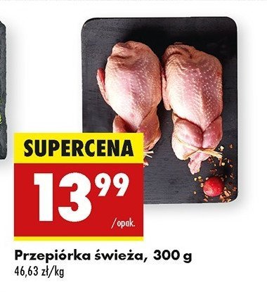 Przepiórka świeża promocja w Biedronka