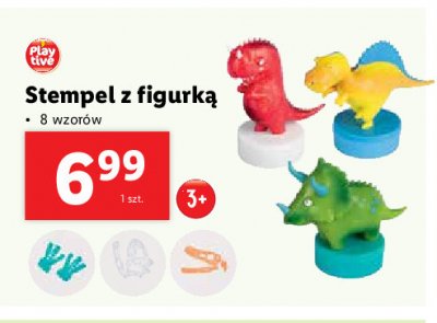 Stempel z figurką dinozaur Playtive junior promocja