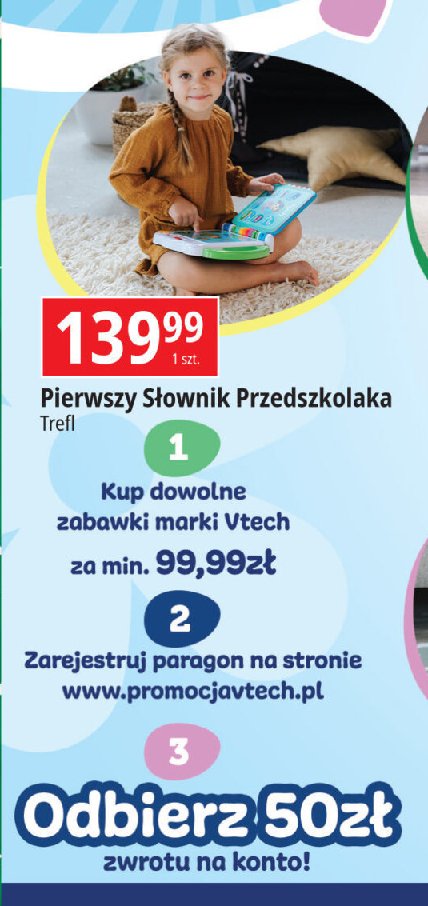 Pierwszy słownik przedszkolaka Vtech promocja w Leclerc