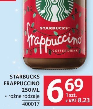 Starbucks Frappuccino 250 ml promocja w Selgros