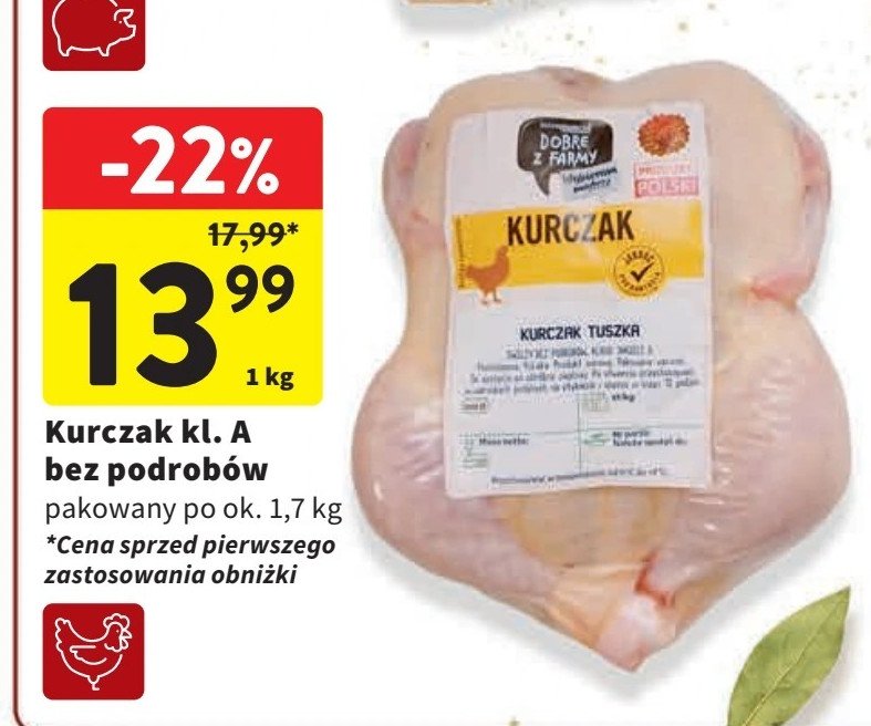 Kurczak Intermarche dobre z farmy promocja w Intermarche