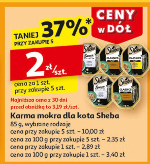 Karma dla kota z łososiem Sheba selection promocja