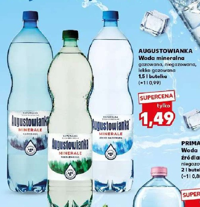 Woda gazowana Augustowianka promocja