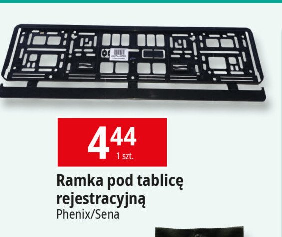 Ramka do tablicy rejestracyjnej Sena promocja